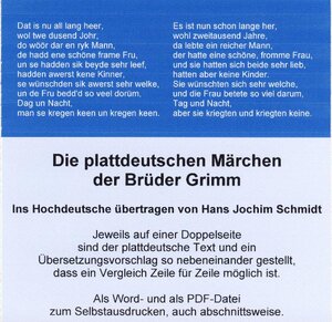 Buchcover Die plattdeutschen Märchen der Brüder Grimm | Jacob Grimm | EAN 9783937976990 | ISBN 3-937976-99-X | ISBN 978-3-937976-99-0