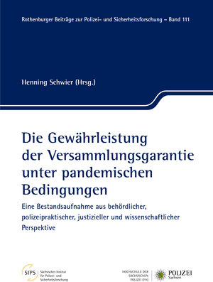 Buchcover Die Gewährleistung der Versammlungsgarantie unter pandemischen Bedingungen  | EAN 9783938015902 | ISBN 3-938015-90-X | ISBN 978-3-938015-90-2