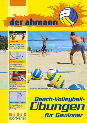 Buchcover der ahmann - Beach-Volleyball-Übungen für Gewinner | Jörg Ahmann | EAN 9783938023068 | ISBN 3-938023-06-6 | ISBN 978-3-938023-06-8
