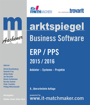 Buchcover Marktspiegel Business Software ERP/PPS 2017/2018 | Thies Bach | EAN 9783938102428 | ISBN 3-938102-42-X | ISBN 978-3-938102-42-8