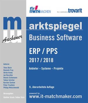 Buchcover Marktspiegel Business Software ERP/PPS 2017/2018 | Thies Bach | EAN 9783938102435 | ISBN 3-938102-43-8 | ISBN 978-3-938102-43-5
