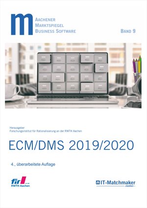 Buchcover Marktspiegel Business Software: ECM / DMS 2019 / 2020 | Marc Müller | EAN 9783938102503 | ISBN 3-938102-50-0 | ISBN 978-3-938102-50-3