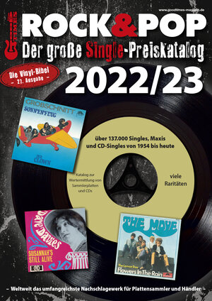 Buchcover Der große Rock & Pop Single Preiskatalog 2022/23 | Martin Reichold | EAN 9783938155394 | ISBN 3-938155-39-6 | ISBN 978-3-938155-39-4