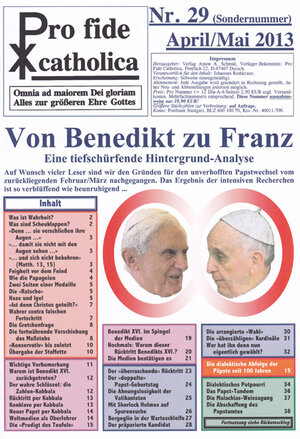 Buchcover Von Benedikt zu Franz | Johannes Rothkranz | EAN 9783938235812 | ISBN 3-938235-81-0 | ISBN 978-3-938235-81-2