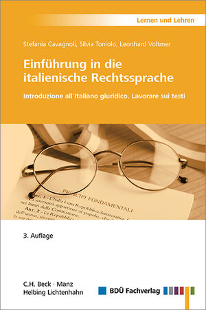 Buchcover Einführung in die Italienische Rechtssprache | Stefania Cavagnoli | EAN 9783938430545 | ISBN 3-938430-54-0 | ISBN 978-3-938430-54-5