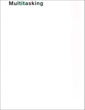 Buchcover Multitasking  | EAN 9783938515129 | ISBN 3-938515-12-0 | ISBN 978-3-938515-12-9