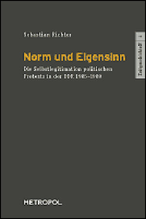 Buchcover Norm und Eigensinn | Sebastian Richter | EAN 9783938690628 | ISBN 3-938690-62-3 | ISBN 978-3-938690-62-8