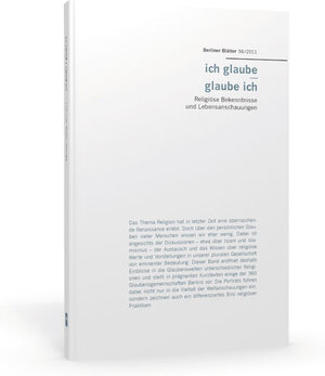 Buchcover ich glaube | glaube ich  | EAN 9783938714195 | ISBN 3-938714-19-0 | ISBN 978-3-938714-19-5