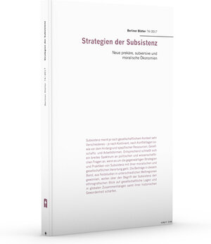 Buchcover Strategien der Subsistenz | Andrea Vetter | EAN 9783938714560 | ISBN 3-938714-56-5 | ISBN 978-3-938714-56-0