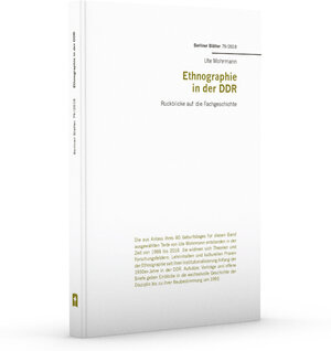Buchcover Ethnographie in der DDR | Ute Mohrmann | EAN 9783938714638 | ISBN 3-938714-63-8 | ISBN 978-3-938714-63-8