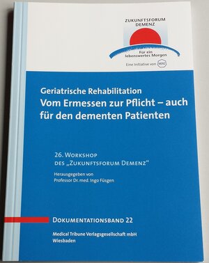 Buchcover Geriatrische Rehabilitation - Band 22  | EAN 9783938748107 | ISBN 3-938748-10-9 | ISBN 978-3-938748-10-7