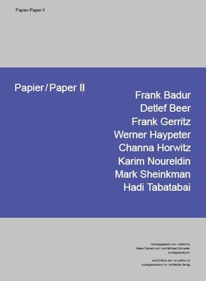Buchcover Papier / Paper II  | EAN 9783938803493 | ISBN 3-938803-49-5 | ISBN 978-3-938803-49-3