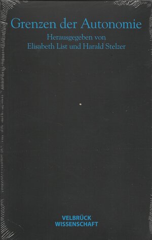 Buchcover Grenzen der Autonomie  | EAN 9783938808832 | ISBN 3-938808-83-7 | ISBN 978-3-938808-83-2