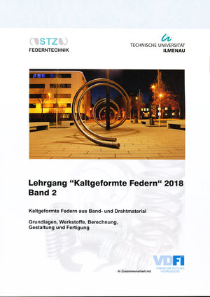 Buchcover Lehrgang "Kaltgeformte Federn" 2018 Band 2  | EAN 9783938843949 | ISBN 3-938843-94-2 | ISBN 978-3-938843-94-9