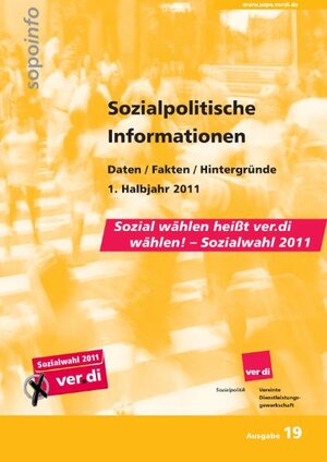 Buchcover Sozialpolitische Informationen 1. Halbjahr 2011  | EAN 9783938865460 | ISBN 3-938865-46-6 | ISBN 978-3-938865-46-0