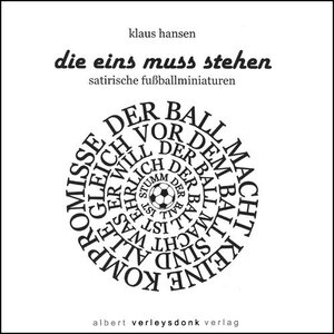 Buchcover Die eins muss stehen | Klaus Hansen | EAN 9783939052012 | ISBN 3-939052-01-9 | ISBN 978-3-939052-01-2
