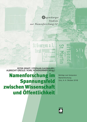 Buchcover Namenforschung im Spannungsfeld zwischen Wissenschaft und Öffentlichkeit  | EAN 9783939112358 | ISBN 3-939112-35-6 | ISBN 978-3-939112-35-8