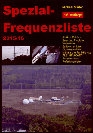 Buchcover Spezial-Frequenzliste 2015/16 | Michael Marten | EAN 9783939197935 | ISBN 3-939197-93-9 | ISBN 978-3-939197-93-5