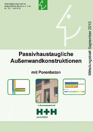 Buchcover Passivhaustaugliche Außenwandkonstruktionen | Dietmar Walberg | EAN 9783939268000 | ISBN 3-939268-00-3 | ISBN 978-3-939268-00-0
