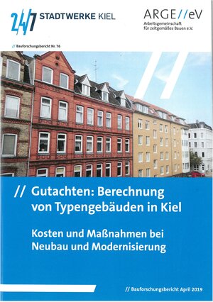 Buchcover Gutachten: Berechnung von Typengebäuden in Kiel | Dietmar Walberg | EAN 9783939268529 | ISBN 3-939268-52-6 | ISBN 978-3-939268-52-9