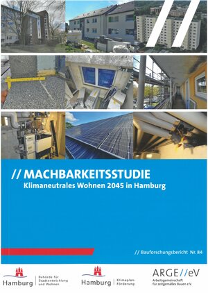 Buchcover Machbarkeitsstudie Klimaneutrales Wohnen 2045 in Hamburg | Dietmar Walberg | EAN 9783939268680 | ISBN 3-939268-68-2 | ISBN 978-3-939268-68-0