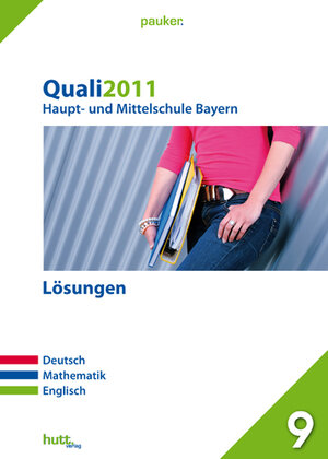 Buchcover Pauker. Die Lernhilfen / Abschluss Quali 2011 - Haupt- und Mittelschule - Lösungen  | EAN 9783939327790 | ISBN 3-939327-79-4 | ISBN 978-3-939327-79-0