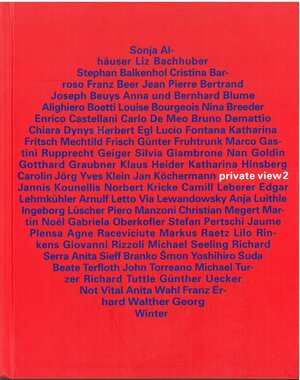Buchcover private view 2 | Sonja Alhäuser | EAN 9783939423522 | ISBN 3-939423-52-1 | ISBN 978-3-939423-52-2