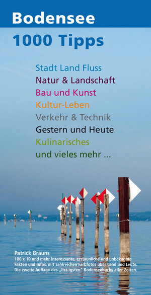 Buchcover 1000 TIPPS rund um den Bodensee | Patrick Brauns | EAN 9783939637004 | ISBN 3-939637-00-9 | ISBN 978-3-939637-00-4