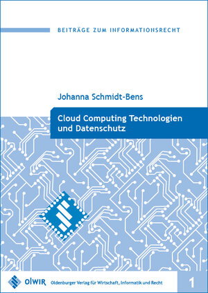 Buchcover Cloud Computing Technologien und Datenschutz | Johanna Schmidt-Bens | EAN 9783939704713 | ISBN 3-939704-71-7 | ISBN 978-3-939704-71-3