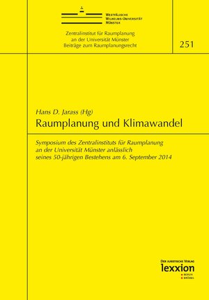 Buchcover Raumplanung und Klimawandel  | EAN 9783939804871 | ISBN 3-939804-87-8 | ISBN 978-3-939804-87-1