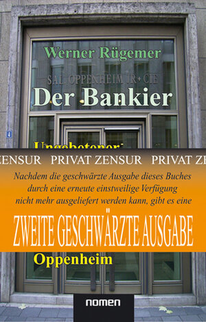 Buchcover Der Bankier | Werner Rügemer | EAN 9783939816003 | ISBN 3-939816-00-0 | ISBN 978-3-939816-00-3