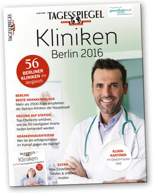 Buchcover Kliniken Berlin 2016  | EAN 9783939842866 | ISBN 3-939842-86-9 | ISBN 978-3-939842-86-6