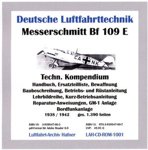 Buchcover Messerschmitt Bf 109 E, Jagdflugzeug  | EAN 9783939847007 | ISBN 3-939847-00-3 | ISBN 978-3-939847-00-7