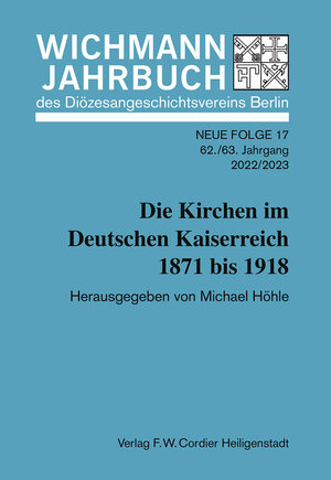 Buchcover Wichmann-Jahrbuch des Diözesangeschichtsvereins Berlin  | EAN 9783939848905 | ISBN 3-939848-90-5 | ISBN 978-3-939848-90-5