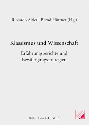 Buchcover Klassismus und Wissenschaft | Riccardo Altieri | EAN 9783939864288 | ISBN 3-939864-28-5 | ISBN 978-3-939864-28-8
