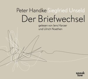 Buchcover Peter Handke Siegfried Unseld. Briefwechsel | Peter Handke | EAN 9783940018069 | ISBN 3-940018-06-6 | ISBN 978-3-940018-06-9