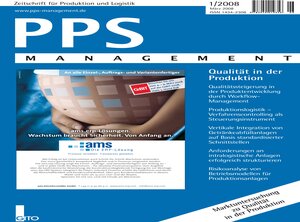 Buchcover PPS Management 1/2008  | EAN 9783940019356 | ISBN 3-940019-35-6 | ISBN 978-3-940019-35-6