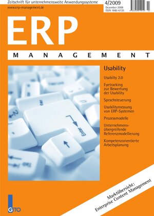 Buchcover ERP Management 4/2009 | EAN 9783940019912 | ISBN 3-940019-91-7 | ISBN 978-3-940019-91-2