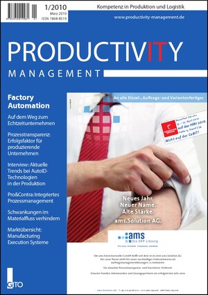 Buchcover Productivity Management 1/2010  | EAN 9783940019974 | ISBN 3-940019-97-6 | ISBN 978-3-940019-97-4