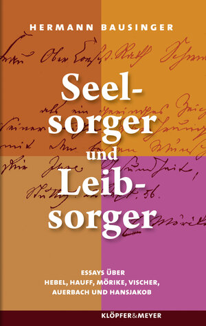 Buchcover Seelsorger und Leibsorger | Hermann Bausinger | EAN 9783940086952 | ISBN 3-940086-95-9 | ISBN 978-3-940086-95-2