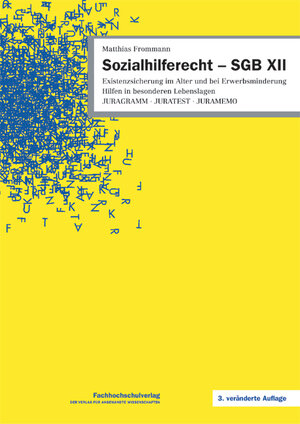 Buchcover Sozialhilferecht – SGB XII | Matthias Frommann | EAN 9783940087126 | ISBN 3-940087-12-2 | ISBN 978-3-940087-12-6