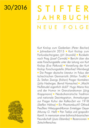 Buchcover Stifter Jahrbuch. Neue Folge / Stifter Jahrbuch  | EAN 9783940098153 | ISBN 3-940098-15-9 | ISBN 978-3-940098-15-3