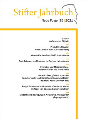 Buchcover Stifter Jahrbuch. Neue Folge / Stifter Jahrbuch  | EAN 9783940098214 | ISBN 3-940098-21-3 | ISBN 978-3-940098-21-4