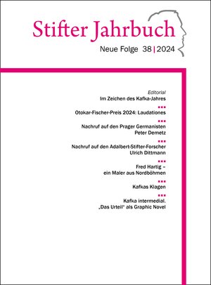 Buchcover Stifter Jahrbuch. Neue Folge / Stifter Jahrbuch | EAN 9783940098252 | ISBN 3-940098-25-6 | ISBN 978-3-940098-25-2