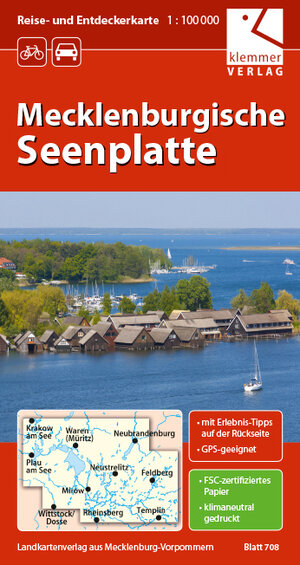 Buchcover Reise- und Entdeckerkarte Mecklenburgische Seenplatte  | EAN 9783940175502 | ISBN 3-940175-50-1 | ISBN 978-3-940175-50-2