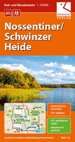 Buchcover Rad- und Wanderkarte Nossentiner/Schwinzer Heide  | EAN 9783940175618 | ISBN 3-940175-61-7 | ISBN 978-3-940175-61-8