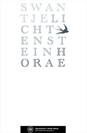 Buchcover HORAE | Swantje Lichtenstein | EAN 9783940249951 | ISBN 3-940249-95-5 | ISBN 978-3-940249-95-1