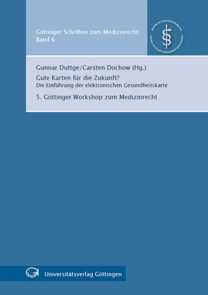 Buchcover Gute Karten für die Zukunft? : Die Einführung der elektronischen Gesundheitskarte  | EAN 9783940344717 | ISBN 3-940344-71-0 | ISBN 978-3-940344-71-7