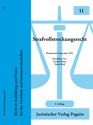 Buchcover Strafvollstreckungsrecht | Dieter Ruß | EAN 9783940359230 | ISBN 3-940359-23-8 | ISBN 978-3-940359-23-0