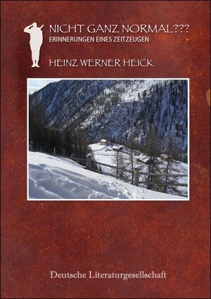 Buchcover NICHT GANZ NORMAL??? | Heinz-Werner Heick | EAN 9783940490650 | ISBN 3-940490-65-2 | ISBN 978-3-940490-65-0